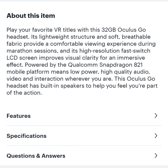 Oculus Go VR headset + case 32gb - Picture 14 of 16